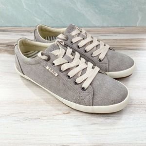 Taos Star Gray Canvas Comfort Arch Support Sneakers 7